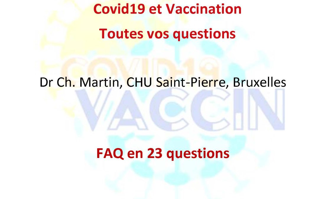 Covid19 et Vaccination: FAQ