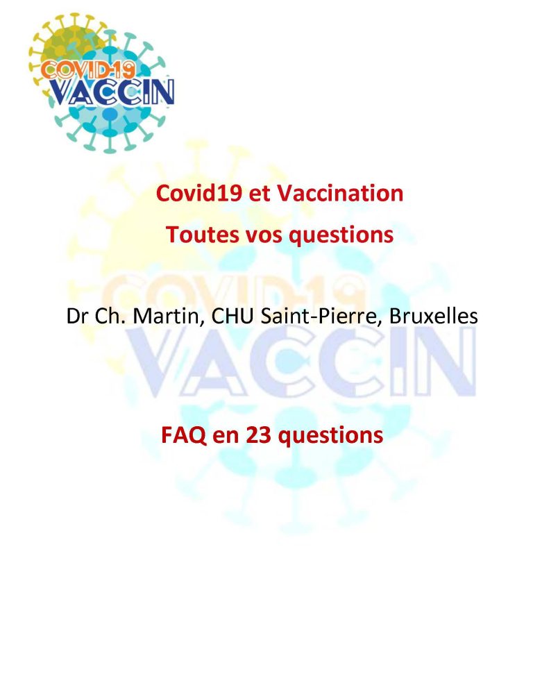 Covid19 et Vaccination: FAQ