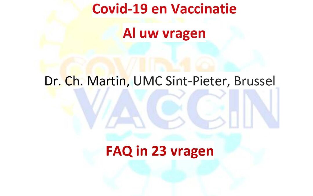Covid-19 en vaccinatie: FAQ