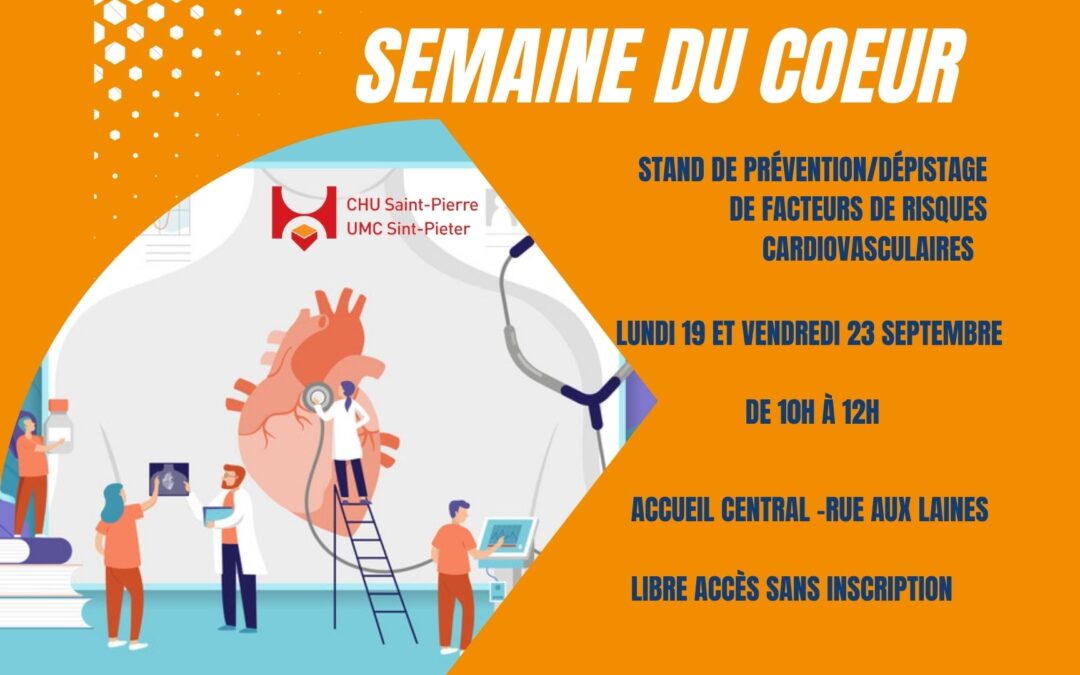 Semaine du coeur au CHU Saint-Pierre