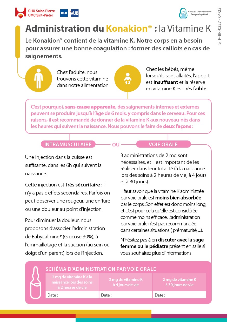 Fiche vitamine K