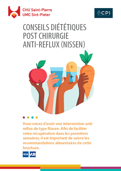 Conseils diététiques post chirurgie anti-reflux (Nissen)