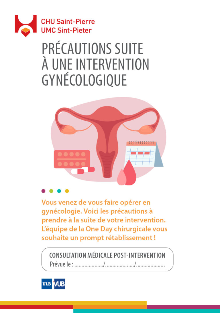 Précaution suite à une intervention gynécologique