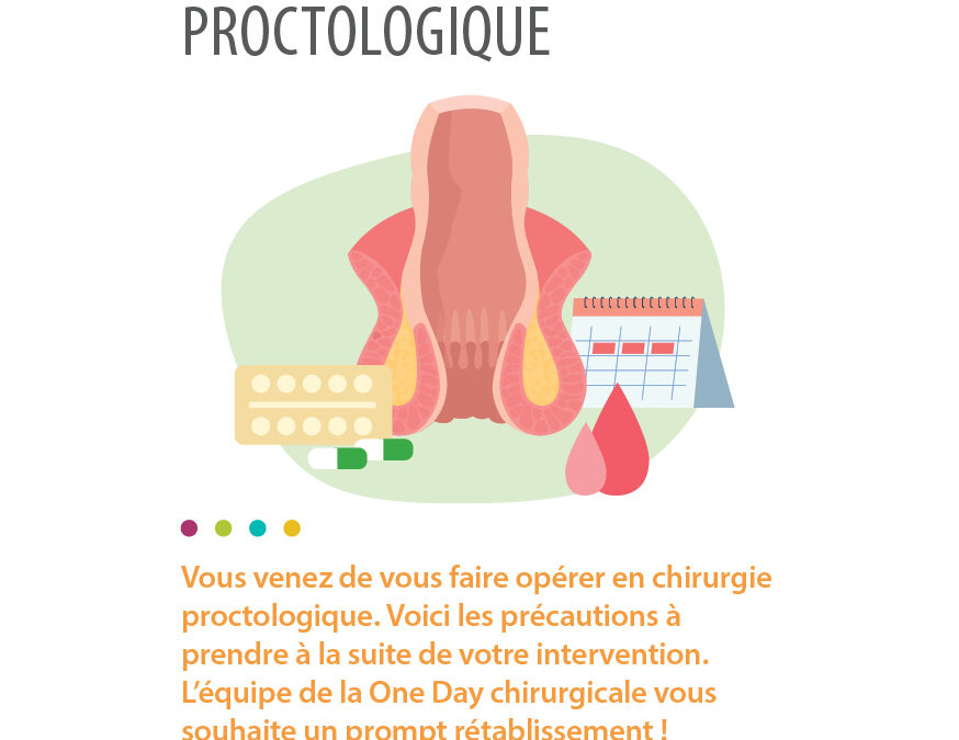 Précautions suite à une intervention proctologique
