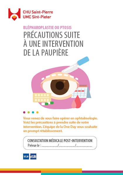 Brochure Précautions Paupière Blépharoplastie FR 25