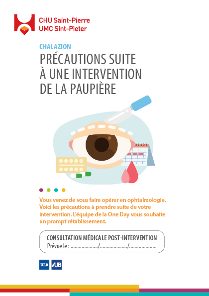 Brochure Précautions Paupière Chalazion