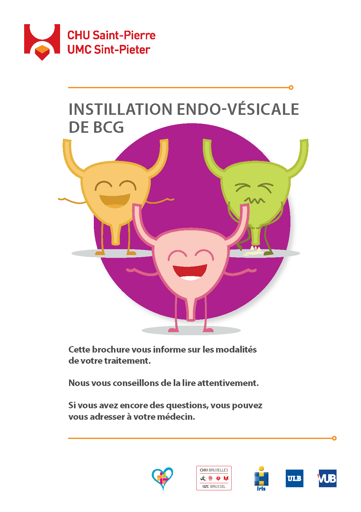 Instillation endovésicale de BCG CHU SaintPierre UMC SintPieter