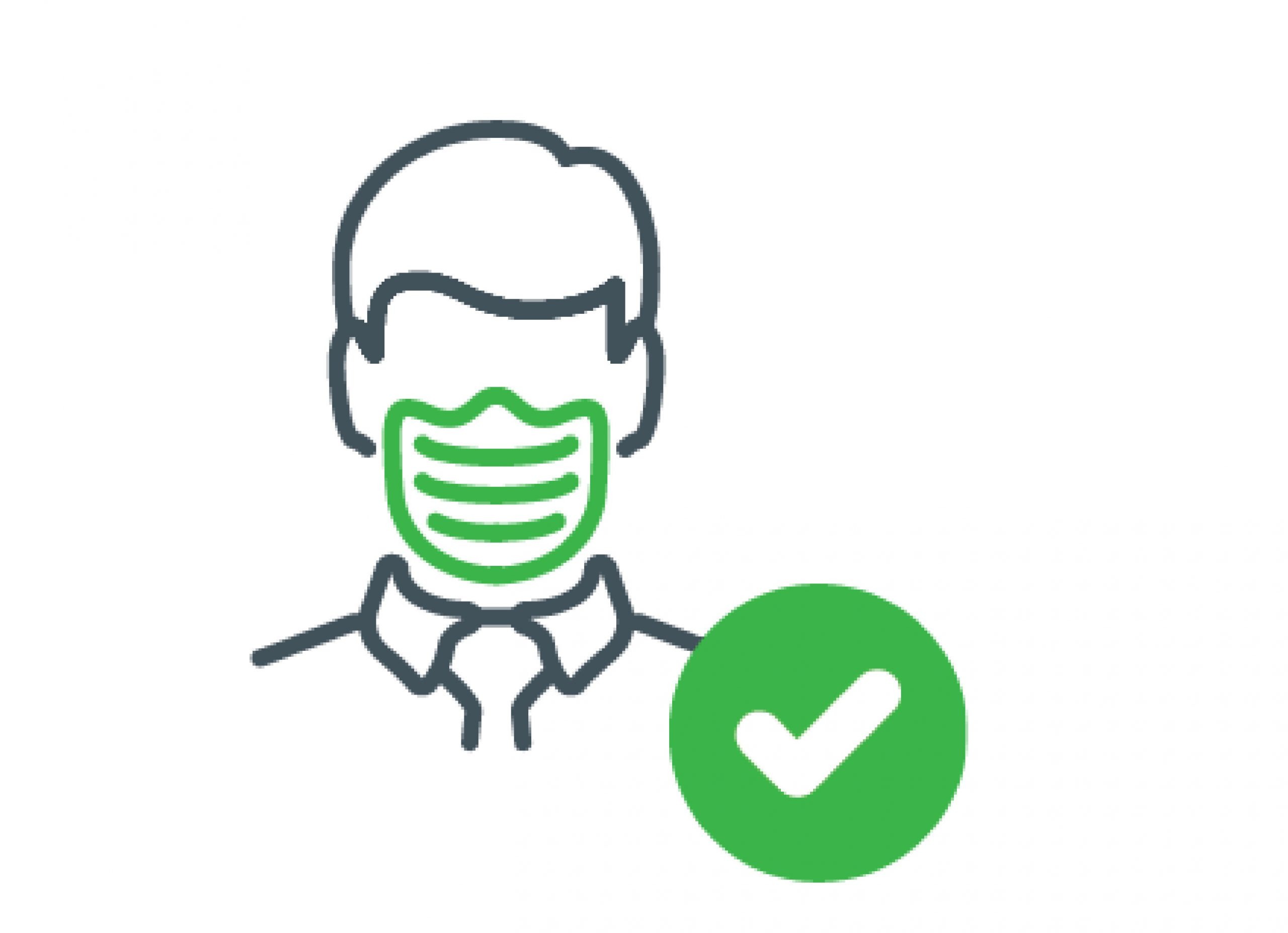 Mondmaskers zijn VERPLICHT